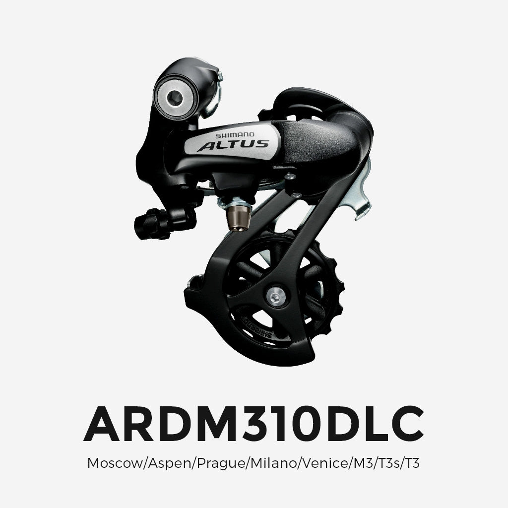 SHIMANO Rear Derailleur, Altus, 7/8 Speed (Moscow/Aspen/Prague/Milano/Venice/M3/T3s/T3)